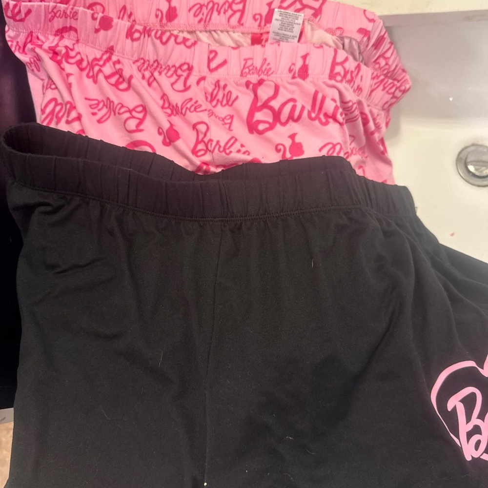 Barbie Black Sleepwear with Pink Label
